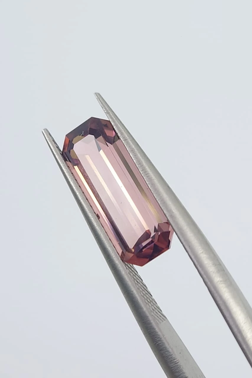 2.12ct Natural Tourmaline Emerald Cut Loose Gemstone From Afghanistan — view 1